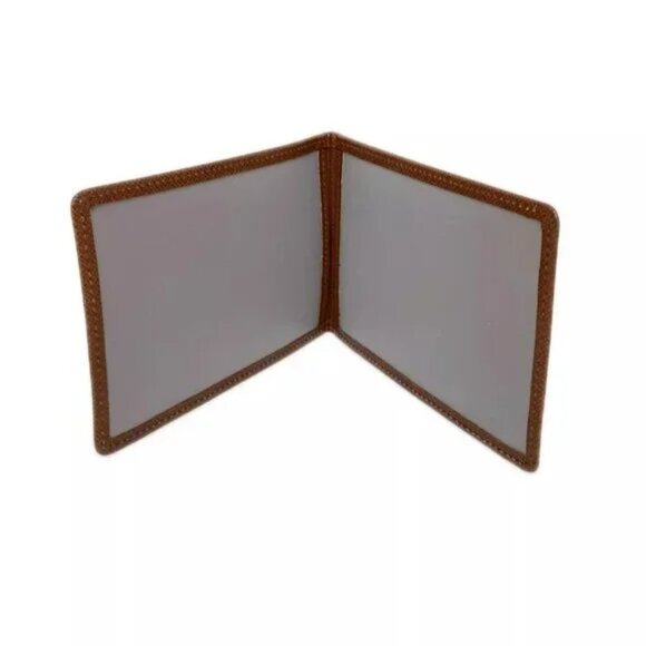 100% Authentic LOUIS VUITTON Brown Taiga Pass Holder 115-113024 - Picture 3 of 4